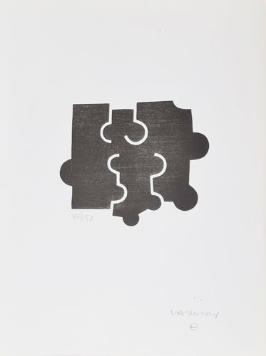 Eduardo Chillida - Xilografía 'Emilie M.Cioran: Ce Maudit Moi' #2