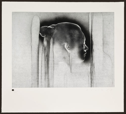 Jaume Plensa - Grabado Chine-collé 'Reflejos III'