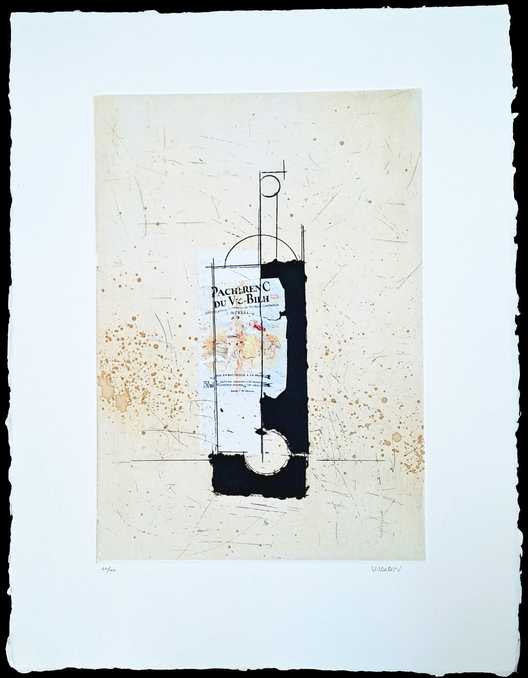 Manolo Valdés - Grabado 'El Cubismo como Pretexto' #9