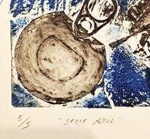 Load image into Gallery viewer, Antolín Alejandre Ruiz - Grabado &#39;Minotauro&#39; (Serie Azul)