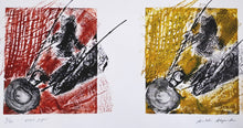 Load image into Gallery viewer, Antolín Alejandre Ruiz - Collagraph 'Minotauro' (Serie Doble)