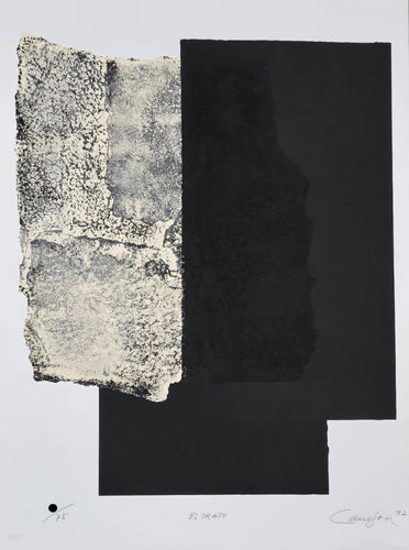 Rafael Canogar - Serigrafía 'Estrato'