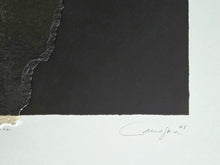 将图片加载到图库查看器，Rafael Canogar - Serigrafía 'Cortinal'