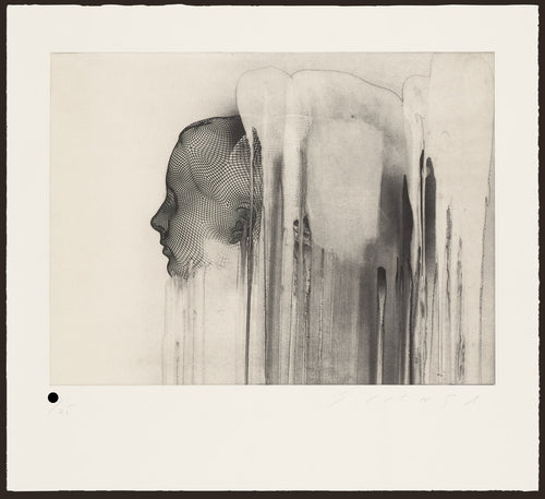 Jaume Plensa - Grabado Chine-collé 'Reflejos VII'