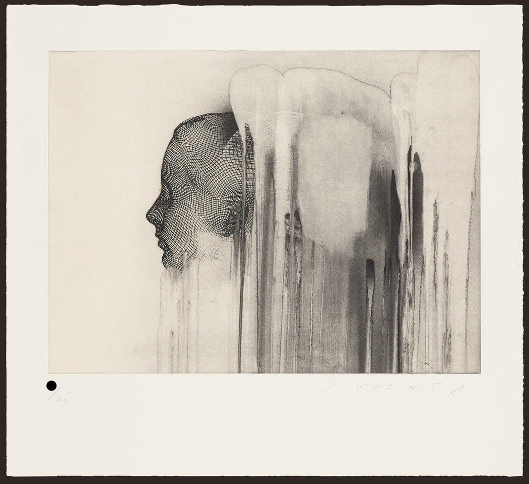 Jaume Plensa - Grabado Chine-collé 'Reflejos VII'