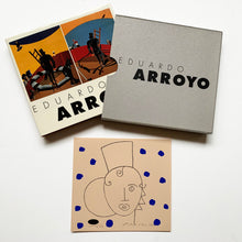 Load image into Gallery viewer, Eduardo Arroyo - Libro + Serigrafía 'Catálogo muestra antológica MNCARS' + Serigrafía (Azul)
