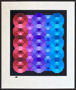 Victor Vasarely - Litografía 'YKA'