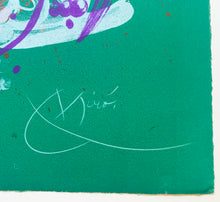 将图片加载到图库查看器，Joan Miró - Litografía "Chevauchée-Vert Violet Brun”