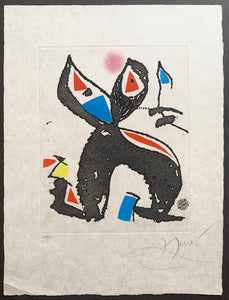 Joan Miró - Litografía "Le Marteau san Maître”