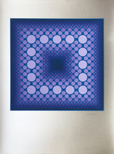 Laden Sie das Bild in den Galerie-Viewer, Victor Vasarely - Serigrafía 'Corona' Ed.Museo