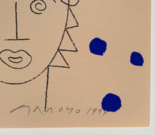 Load image into Gallery viewer, Eduardo Arroyo - Libro + Serigrafía 'Catálogo muestra antológica MNCARS' + Serigrafía (Azul)