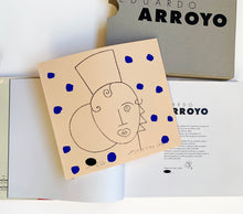 Load image into Gallery viewer, Eduardo Arroyo - Libro + Serigrafía 'Catálogo muestra antológica MNCARS' + Serigrafía (Azul)