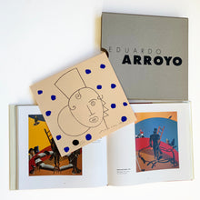 Load image into Gallery viewer, Eduardo Arroyo - Libro + Serigrafía 'Catálogo muestra antológica MNCARS' + Serigrafía (Azul)