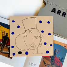 Load image into Gallery viewer, Eduardo Arroyo - Libro + Serigrafía 'Catálogo muestra antológica MNCARS' + Serigrafía (Azul)