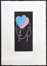 Load image into Gallery viewer, Eduardo Arroyo - Grabado 'Saint Valentin' (Sombreros para Alicia)