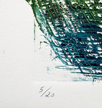 Load image into Gallery viewer, Antolín Alejandre Ruiz - Collagraph 'Fondo Marino Estrellas'