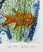 Load image into Gallery viewer, Antolín Alejandre Ruiz - Collagraph 'Fondo Marino I'