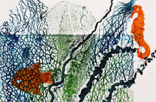 Load image into Gallery viewer, Antolín Alejandre Ruiz - Collagraph 'Fondo Marino I'