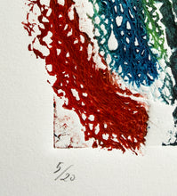 Load image into Gallery viewer, Antolín Alejandre Ruiz - Collagraph 'Fondo Marino II'