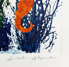 Laden Sie das Bild in den Galerie-Viewer, Antolín Alejandre Ruiz - Collagraph 'Fondo Marino III'