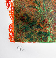 Load image into Gallery viewer, Antolín Alejandre Ruiz - Grabado 'Tortuga Serie Corales'