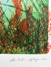 Load image into Gallery viewer, Antolín Alejandre Ruiz - Grabado 'Tortuga Serie Corales'
