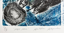 Laden Sie das Bild in den Galerie-Viewer, Antolín Alejandre Ruiz - Grabado 'Minotauro' (Serie Azul)