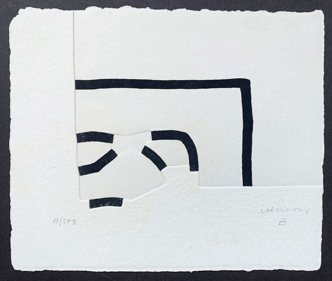 Eduardo Chillida - Grabado 'J.A.Valente: Cantigas de Alen IV'