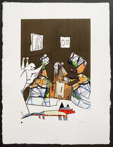 Manolo Valdés - Grabado 'El Cubismo como Pretexto' #2