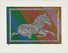 Laden Sie das Bild in den Galerie-Viewer, Victor Vasarely - Litografía &#39;Zebra No.3&#39;