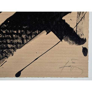 Antoni Tàpies - Litografía 'El Mon'