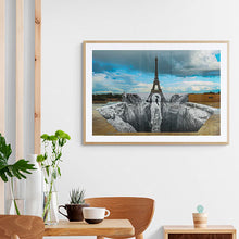 Load image into Gallery viewer, JR - Glicée &quot;Trompe l&#39;oeil, Les Falaises du Trocadéro, 18 de mayo de 2021, 19h58, París, Francia, 2021&quot;