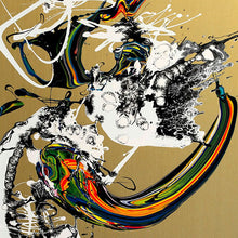 Load image into Gallery viewer, Katrin Fridriks - Serigrafía &quot;Golden Awareness - N1&quot;