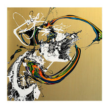 Load image into Gallery viewer, Katrin Fridriks - Serigrafía &quot;Golden Awareness - N1&quot;