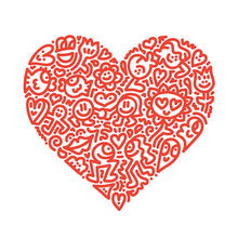 Load image into Gallery viewer, Mr Doodle - Portfolio Completo: 9 serigrafías &quot;Pop Heart&quot;