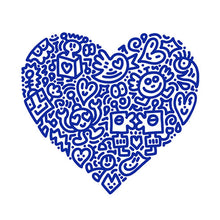 Load image into Gallery viewer, Mr Doodle - Portfolio Completo: 9 serigrafías &quot;Pop Heart&quot;