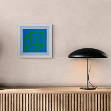 Load image into Gallery viewer, Sol LeWitt - Linograbado 'Open Cube in Color on Color' #4