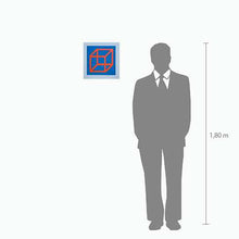 Load image into Gallery viewer, Sol LeWitt - Linograbado 'Open Cube in Color on Color' #5