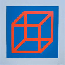 Load image into Gallery viewer, Sol LeWitt - Linograbado 'Open Cube in Color on Color' #5