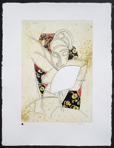 Manolo Valdés - Grabado 'El Cubismo como Pretexto' #1