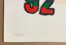 将图片加载到图库查看器，Peter Klasen - Serigrafía &quot;J.O 92&quot;