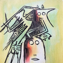 Laden Sie das Bild in den Galerie-Viewer, Wifredo Lam - Litografía &quot;Elle, Casque&quot; (Pleni Luna)