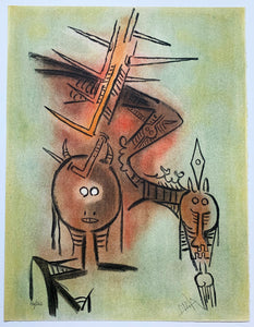 Wifredo Lam - Litografía "Belle Epine" (Pleni Luna)