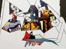 Laden Sie das Bild in den Galerie-Viewer, Manolo Valdés - Grabado &#39;El Cubismo como Pretexto&#39; #7