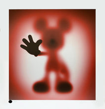 Laden Sie das Bild in den Galerie-Viewer, Whatshisname. Serigrafía/Glicée &quot;Gone Mickey Red&quot; (60x60 cm)