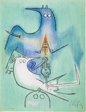 Load image into Gallery viewer, Wifredo Lam - Litografía &quot;Arbre de Plumes&quot; (Pleni Luna)